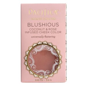 Pacifica Beauty Blushious Coconut & Rose Infused Cheek Color, Camellia, 0.10 Ounce