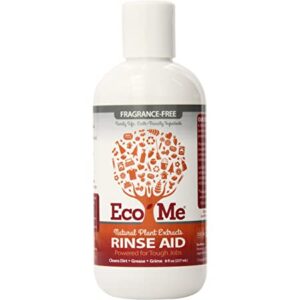 Eco-me Auto Dish Rinse Aid, Clear, Fragrance-Free, 8 Fl.Oz