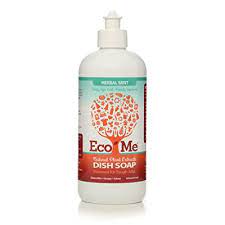 EcoMe Dish Soap Liquid, Herbal Mint, 16 oz