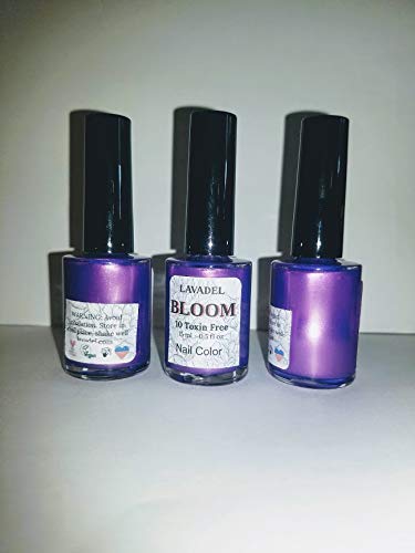 HALAL BLOOM 10 Free NON TOXIN purple Nail Color