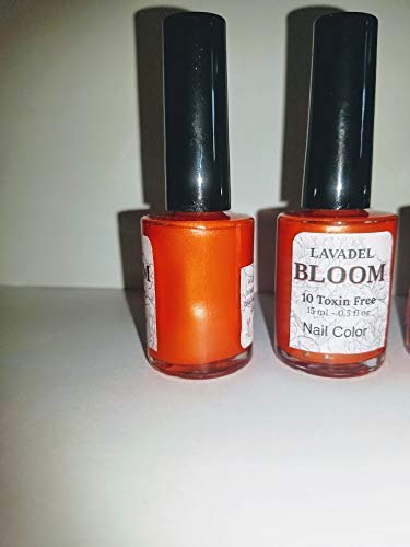 HALAL Bloom 10 Free NON-TOXIN orange color Nail colors
