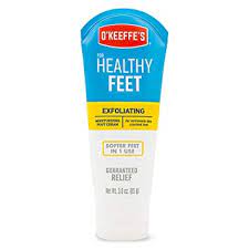 O'Keeffe's K0400008 Healthy Feet Exfoliating Foot Cream, 3 ounce Tube