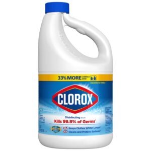 Clorox Disinfecting Bleach, Regular - 81 Ounce Bottle