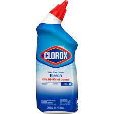 Clorox Toilet Bowl Cleaner with Bleach, Rain Clean 24 Fl Oz (Pack of 12)