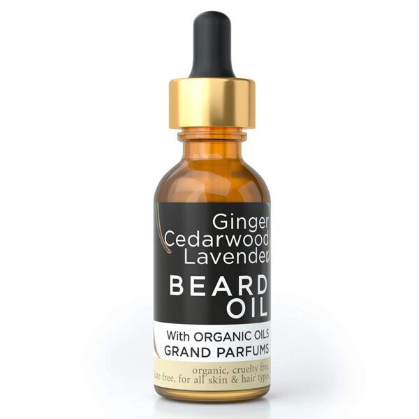 Grand Parfums MEN'S Beard Oil 100% Organic Natural