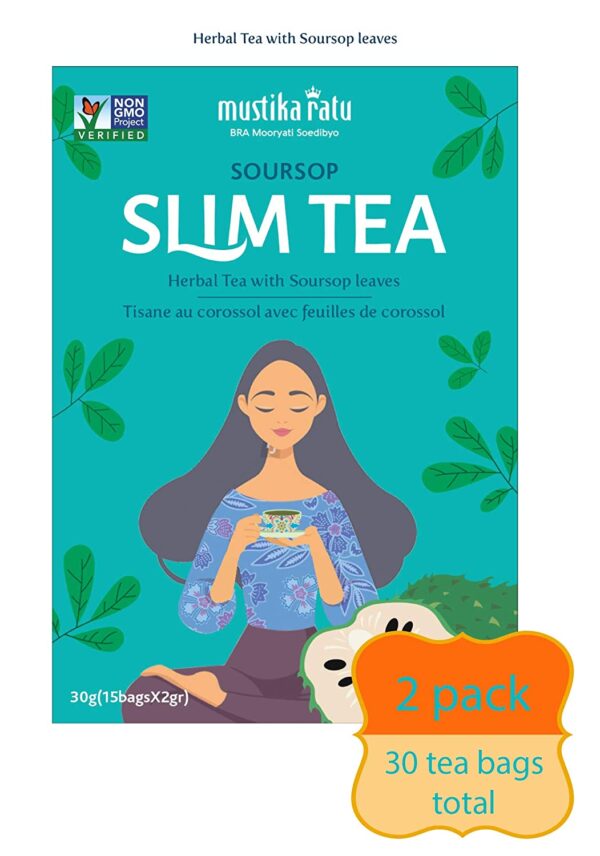 Mustika Ratu NON GMO Certified Slimming Tea with Graviola Soursop