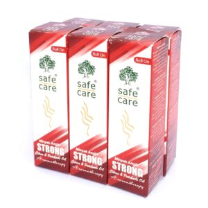 Safe Care Roll on Oil Aromatherapy - Strong, 10 Ml (Pack of 6)