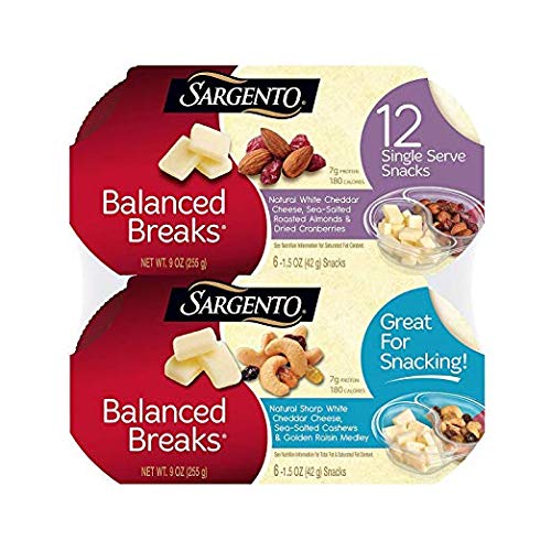 Sargento Balanced Breaks Single Serve Snacks, 12 count (1 Pack)