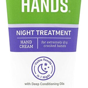 O'Keeffe's Night Treatment Hand Cream, 3 Ounce Tube, White