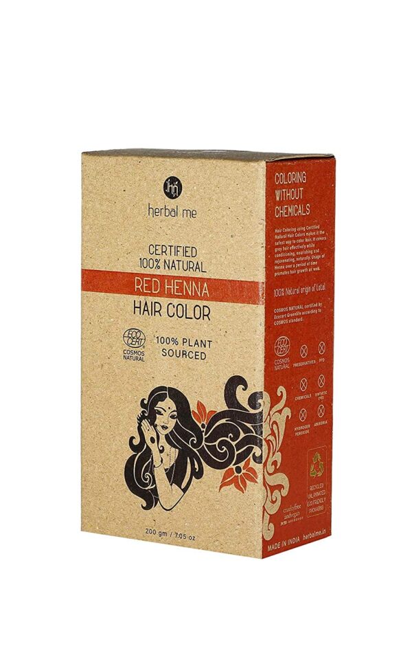 Herbal Me - Red Henna Hair Color CERTIFIED 100% VEGAN & HALAL