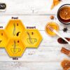 HEMANI | Pure Honey Spoon & Propolis Extract - Natural Sweetener & Stirrer - Individual Single Use