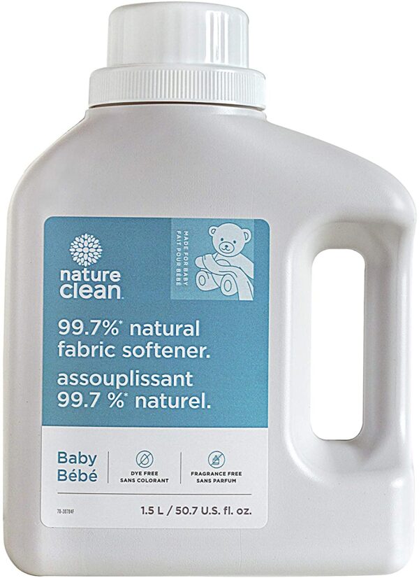 Nature Clean Baby Fabric Softener Fragrance-Free, 50.7 Fluid Ounce