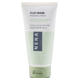 Nena Clay Face Mask for Sensitive Skin, Acne, Blackheads, Oily Skin