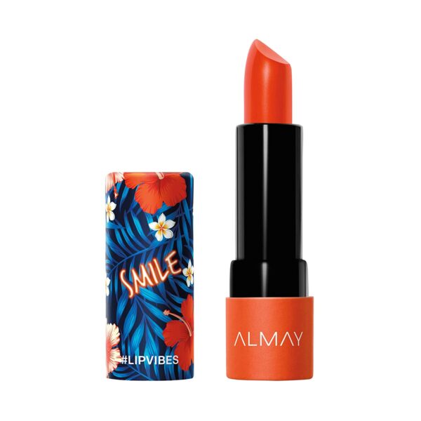 Almay Lip Vibes, Smile, 0.14 Ounce, matte lipstick