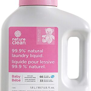 Nature Clean Baby Laundry Fragrance-Free, 50.7 Fluid Ounce