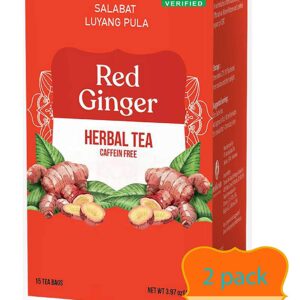 Mustika Ratu Organic & Non-GMO Certified Red Ginger Herbal Tea