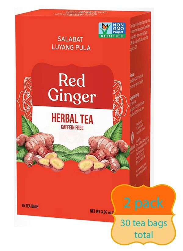 Mustika Ratu Organic & Non-GMO Certified Red Ginger Herbal Tea